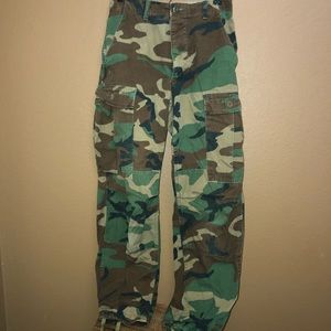 Authentic Camoflauge Camo Cargo Pants
